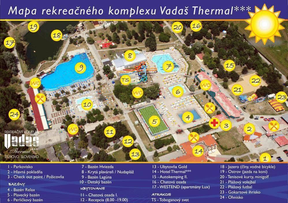Wellness Hotel Thermal Štúrovo Dış mekan fotoğraf